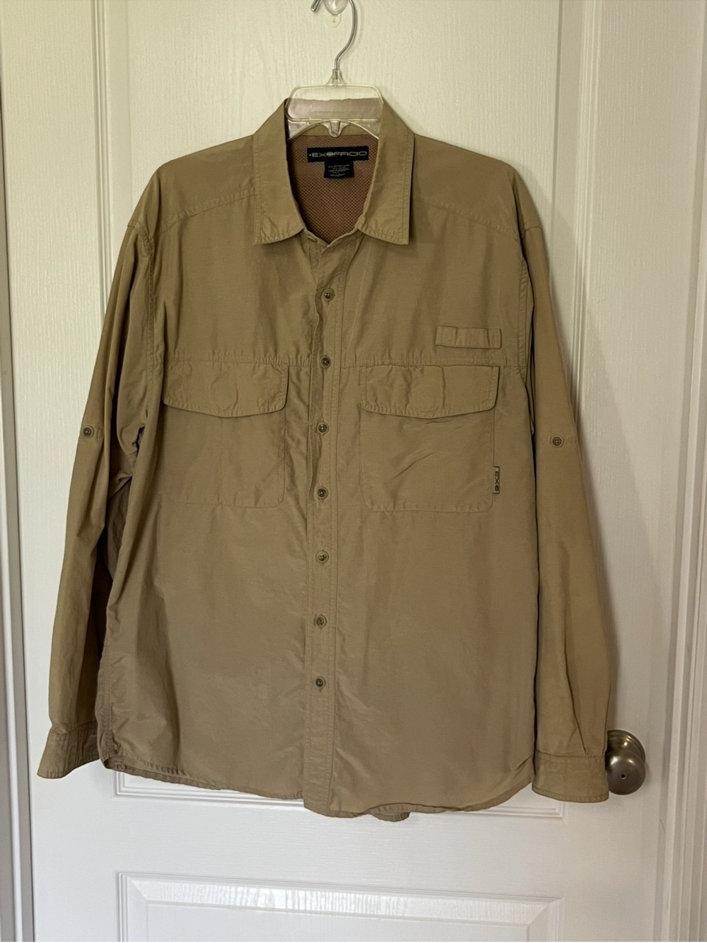 Exofficio Men’s Tan Lightweight Shirt